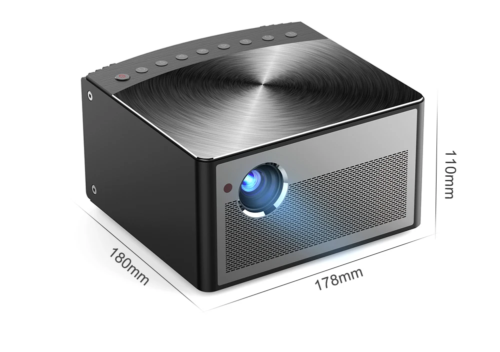 Проектор HD DLP Everycom H1 Android WiFi затвор активный 3D смарт проектор 1300 ANSI люмен поддержка 1080P 2K 4K Мини СВЕТОДИОДНЫЙ Proyector
