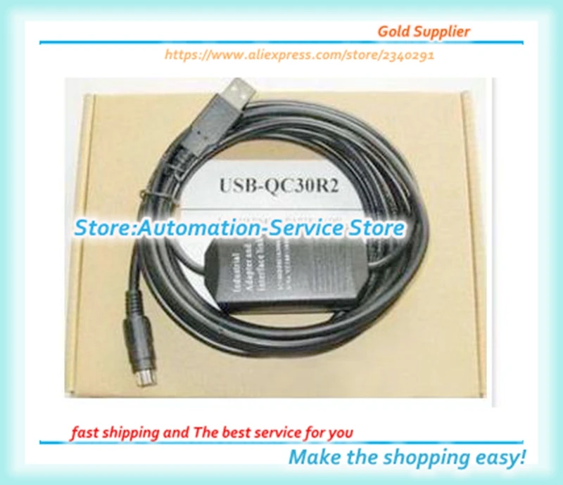 

Program Cable USB To RS232 Adapter USB-QC30R2 For Q Series PLC