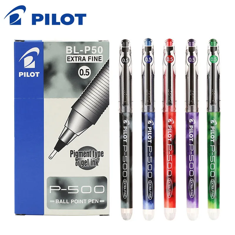8 шт./лот оптовая продажа гелевая ручка 0 5 мм Япония PILOT BL B50 P 500 Стандартный Ручка