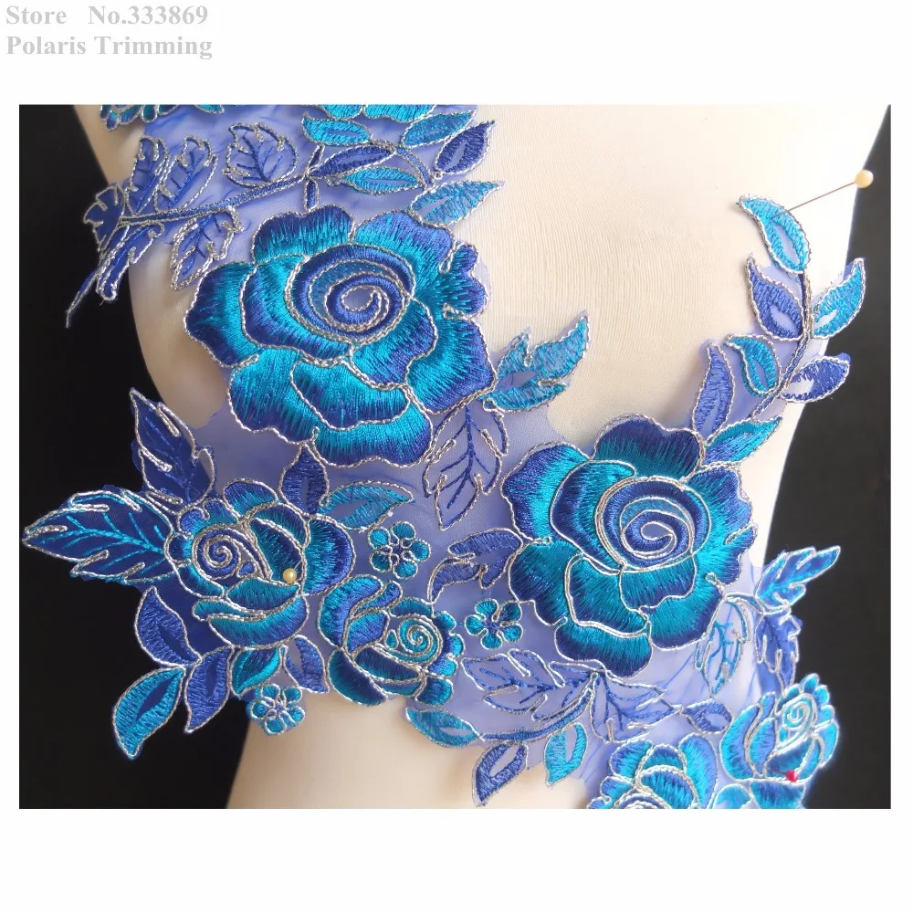 1 шт. Кружевная декоративная аппликация для танцевального платья | Дом и сад