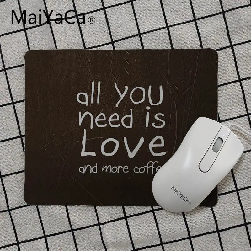 MaiYaCa We Love Tea Time Удобный маленький коврик для мыши игровой ПК компьютер Самые