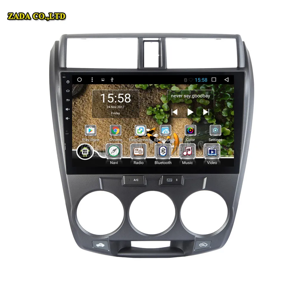 NaviTopia 10 1 дюймов ГБ/2 ГБ 4 ядра/Octa core Android 6 0 автомобиль радио плеер для Honda CITY 2008 2009 2010