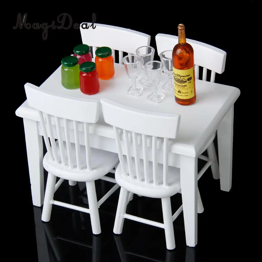 MagiDeal 1/12 кукольный домик, современные кухонные аксессуары, мини холодильник и яркий набор для еды и напитков, для кукол, домашний декор, игрушки