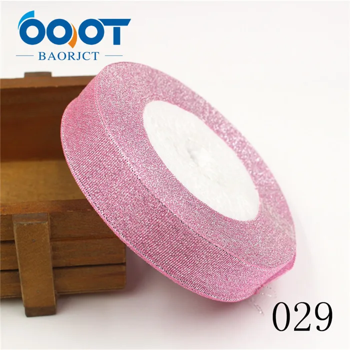 OOOT BAORJCT 1710185,20 мм 33 цвета дополнительно 25 ярдов зеленая луковая лента, свадебное платье лента, подарочная упаковка, DIY ручной материал - Цвет: 029