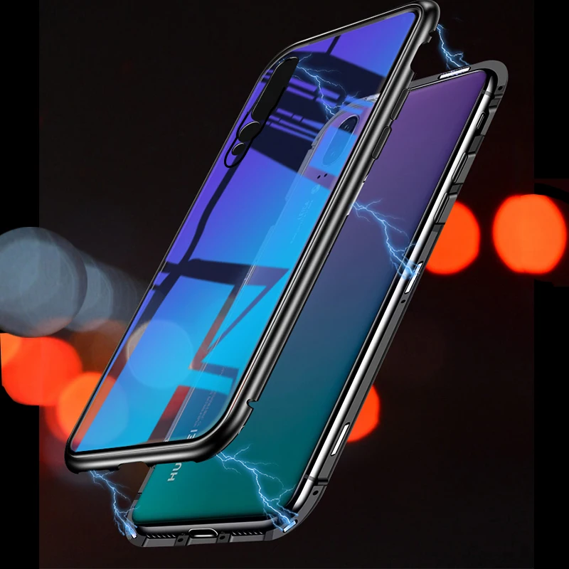 Магнитный адсорбционный чехол для телефона Huawei P20 Mate 20 Lite Pro 10 Nova 3 3i Honor 8X Play