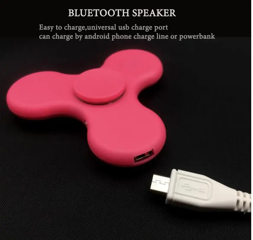 LED Bluetooth Динамик руку игрушка музыка figet spiner EDC руки Spinner Для аутизма/детей/взрослых
