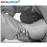 ROYALDREAM DIY Цифровая живопись маслом по номерам Европа Абстрактная Картина на холсте для гостиной настенное искусство