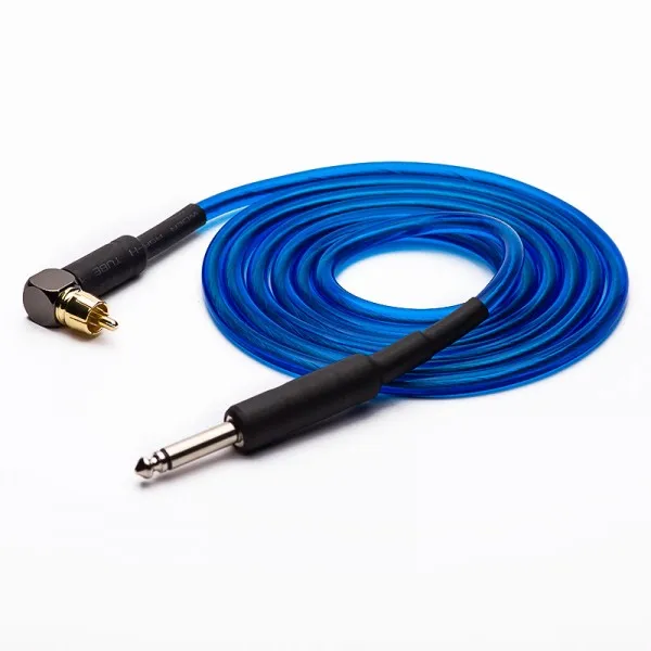 EZ Pro-дизайн зажим шнур-кофе черный/синий 6 футов RCA Подключение для тату машины татуировки питания 1 шт./лот