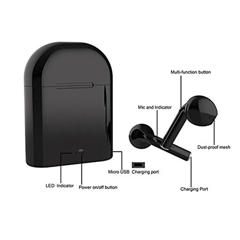 Shengtena Bluetooth наушники беспроводной гарнитура двойной Близнецы Музыка для телефона