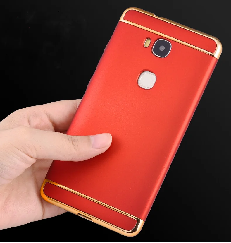Роскошные Моды Скраб Задняя Крышка Для Huawei Honor 5X Гибкий монтаж Телефон Дело