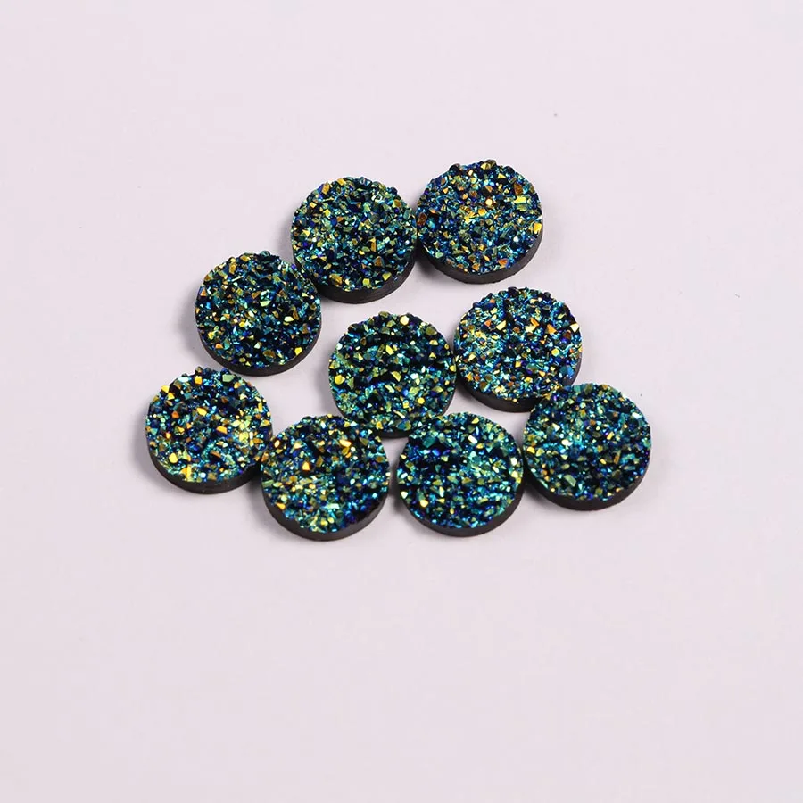 Jaymaxi 8 мм искусственный Druzy Кабошон ювелирные изделия изготовленные на заказ DIY с