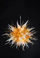 white and gold 100 hand blown artistic lamp dale chihuly style chandeliers