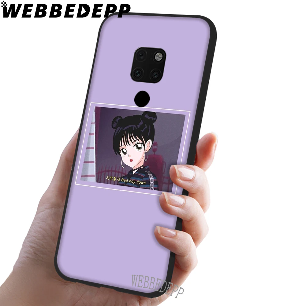 WEBBEDEPP Эстетическая аниме мягкий чехол для huawei для НУА Вэй слава 6 7A Pro 7C 8C 7X8X8 9 10 lite Note10