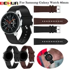 Сменный 22 мм ремешок для Samsung Galaxy Watch 46 мм кожаный браслет для Samsung Gear S3 ClassicFrontier Ремешок Браслет