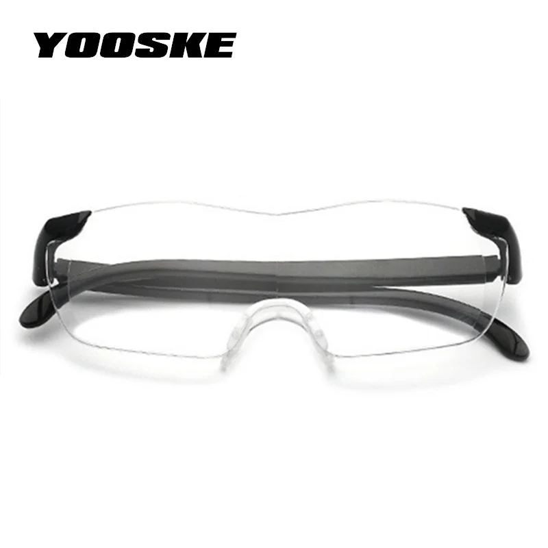 Очки для чтения YOOSKE Big Vision 250% мужские безрамочные увеличительные очки 1 6 раз