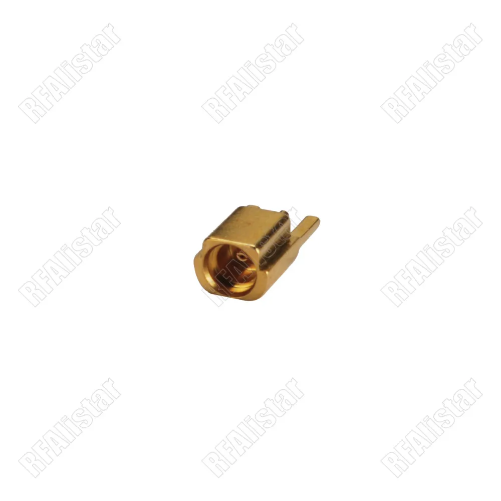 MMCX гнездовой разъем PCB Edge Mount RF соединитель золотой для DIY Shure SE215 SE315 SE425