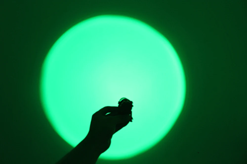 Красная/зеленая водонепроницаесветодиодный светодиодная вспышка с зумом