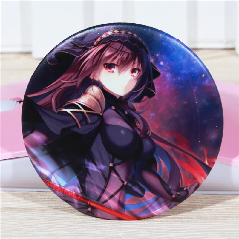 FFFPIN 5 8 см значок штифт Fate Grand Order Scathach брошь русский нагрудник аниме монета ткань