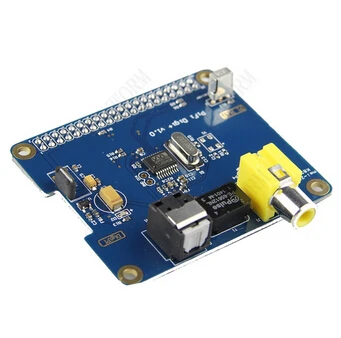 HIFI DiGi + цифровая звуковая карта ies SPDIF оптическое волокно для Raspberry pi 2 Модель B/B +/A