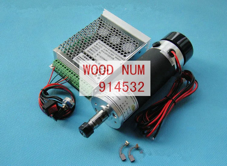 ER11 DC110V 600W гравировальный станок с воздушным охлаждением мотор шпинделя + 1 шт.