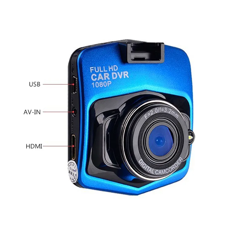 2017 Новый 2 объектив Автомобильный ВИДЕОРЕГИСТРАТОР Двойная Камера GT300 1080 P