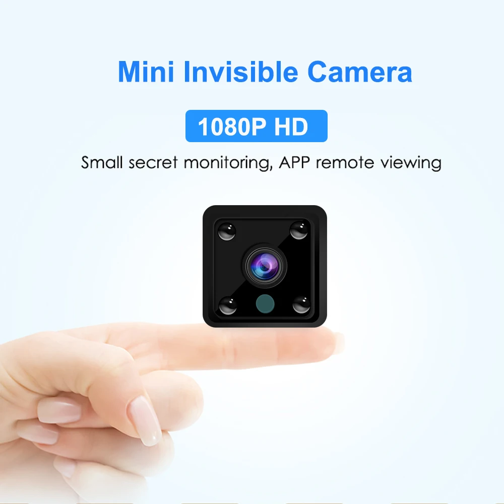 Wifi IP камера мини аудио 1080P HD Невидимая камера ночного видения встроенный аккумулятор беспроводная камера обнаружения движения видеокамера петля видео