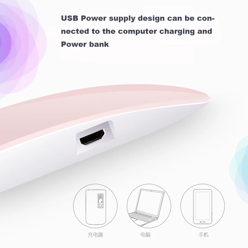 SUNmini УФ лампа для сушки ногтей 6 Вт гель лак USB Гель отверждения машины Портативный