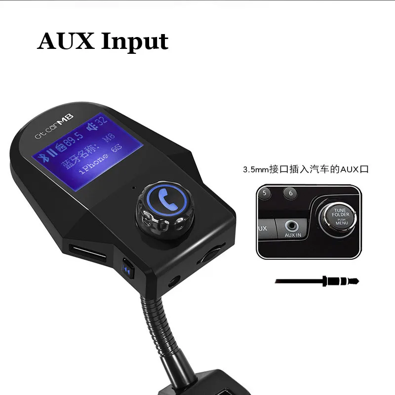 Автомобильный FM-передатчик Bluetooth беспроводной для iPhone LG HTC Nexus Motorola | Автомобили и