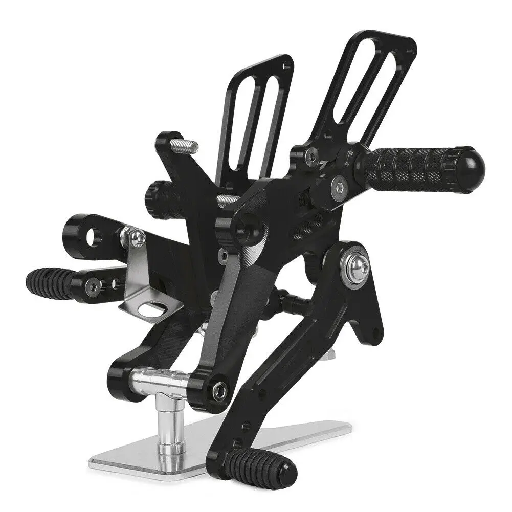 CNC регулируемые Подножки Rearset педали задние наборы колышки для Kawasaki Ninja 400 Ninja 250- аксессуары для мотоциклов