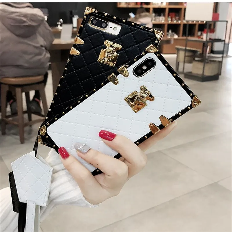 Чехол для Телефона iPhone 12 Mini 11 Pro XS Max XR X 8 7 6 6S Plus Роскошный чехол из искусственной