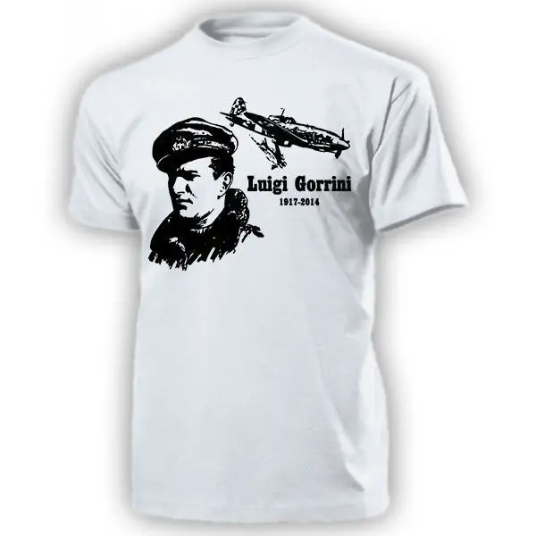 Новая модная футболка Luigi Gorrini italienischer Jagdflieger 2. Weltkrieg Luftwaffe крутая 2019|cool t-shirt|fashion