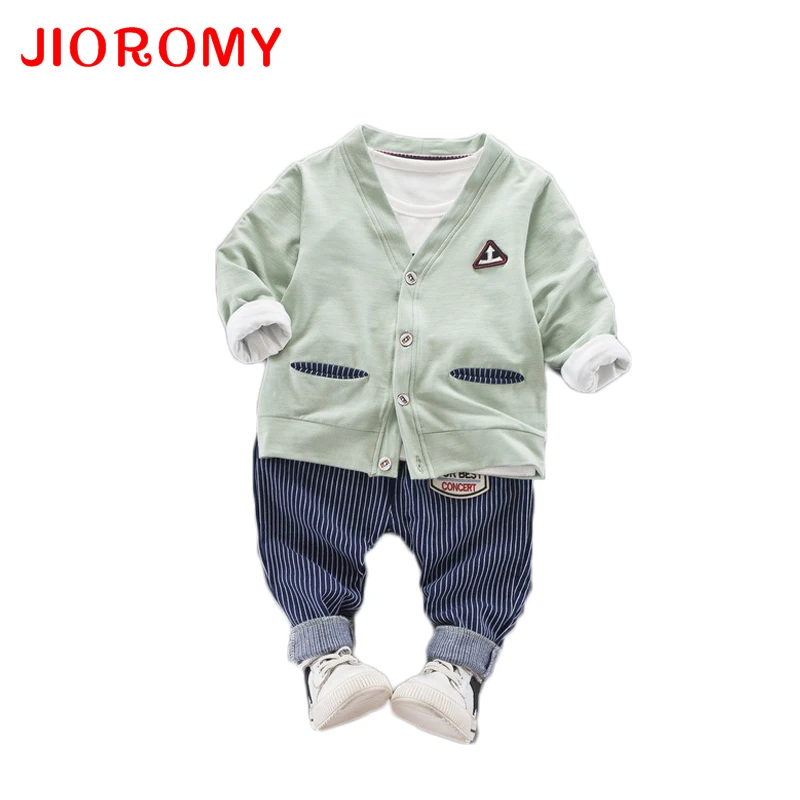 Детская одежда JIOROMY осень 2019 Новинка корейский хлопковый кардиган для молодых