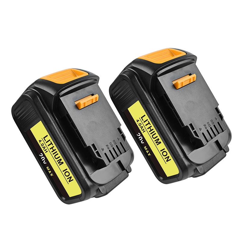 Bonacell 2 шт 4000 мАч для Dewalt DCB200 Замена батареи 20 В Макс литий-ионный DCB204 DCB101 DCF885 DCD980
