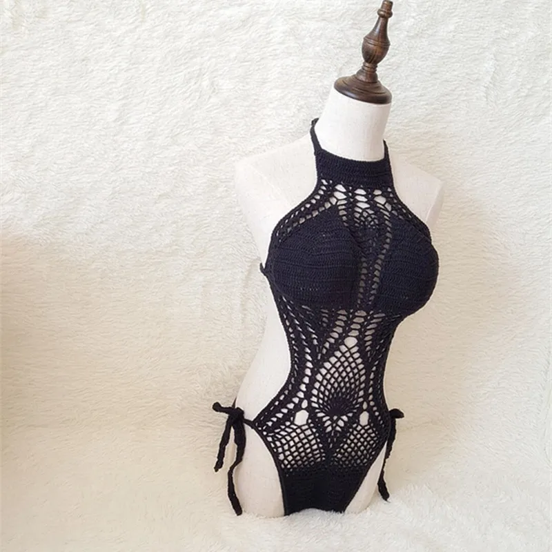 Женский слитный купальник ручной работы чистый цвет развивающий свою