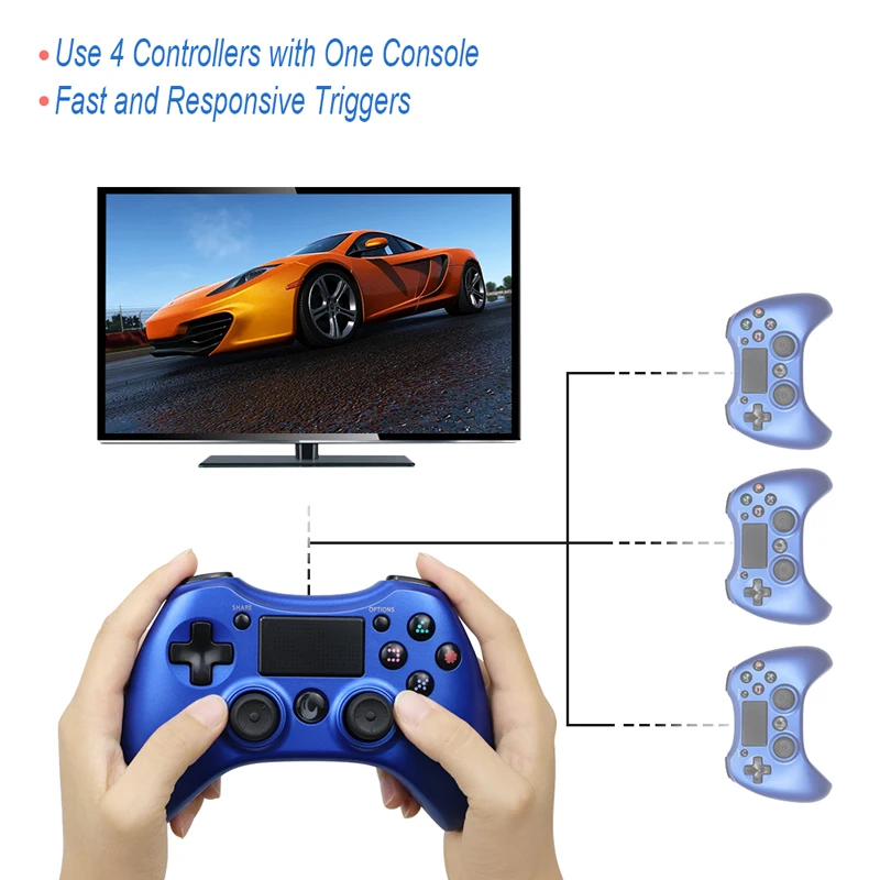 Поддержка Bluetooth 4 0 беспроводной геймпад контроллер для Sony PS4 игровой Джойстик