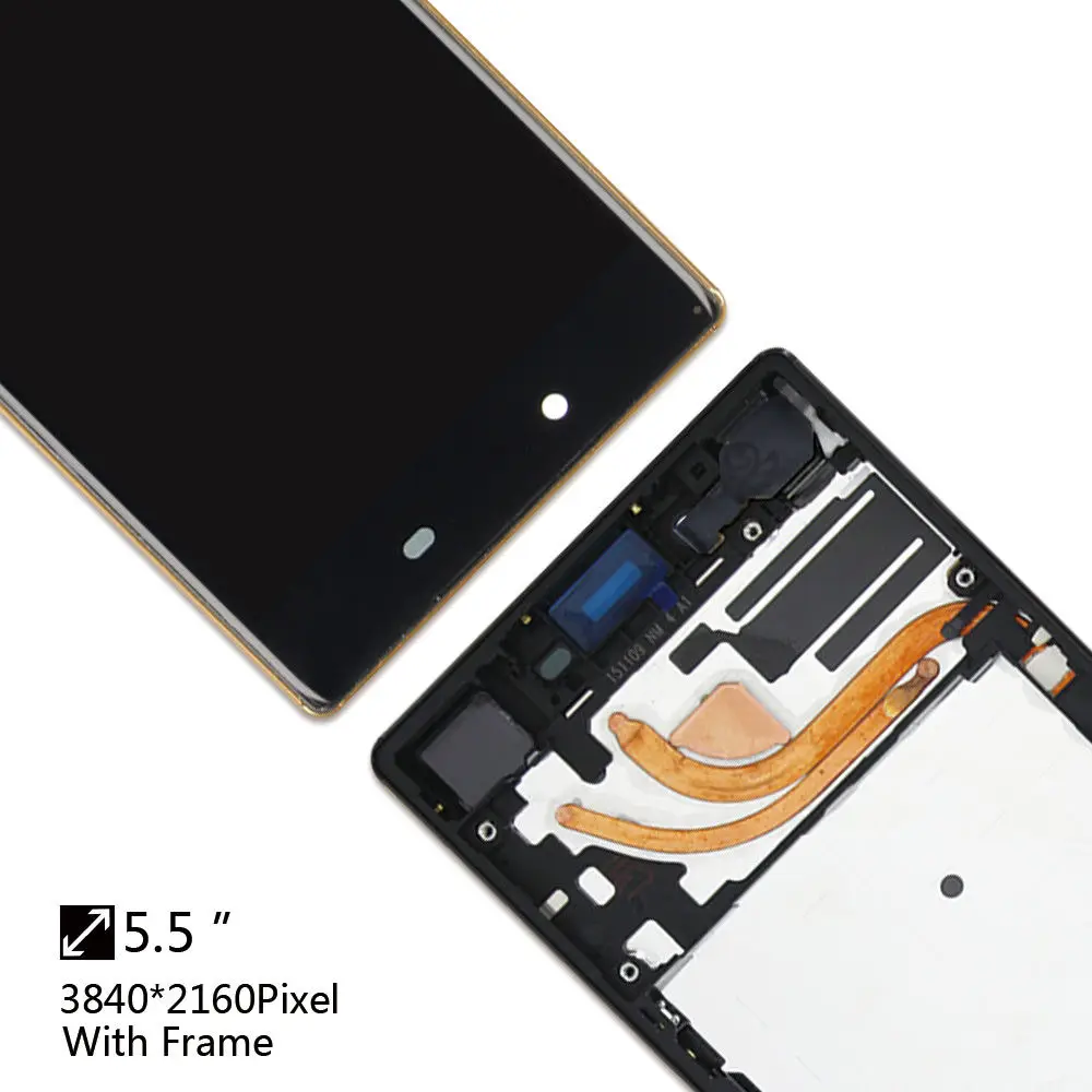 

Полная Рамка 5,5 "для SONY Xperia Z5 Премиум ЖК-дисплей кодирующий преобразователь сенсорного экрана в сборе экран Z5 PLUS E6853 E6883