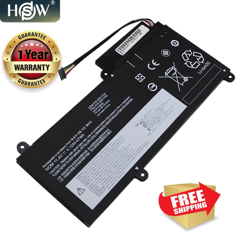 Аккумулятор для ноутбука HSW 45N1752 45N1753 45N1754 45N1755 45N1756 45N1757 LENOVO ThinkPad E450 E450C E455 E460 Series |