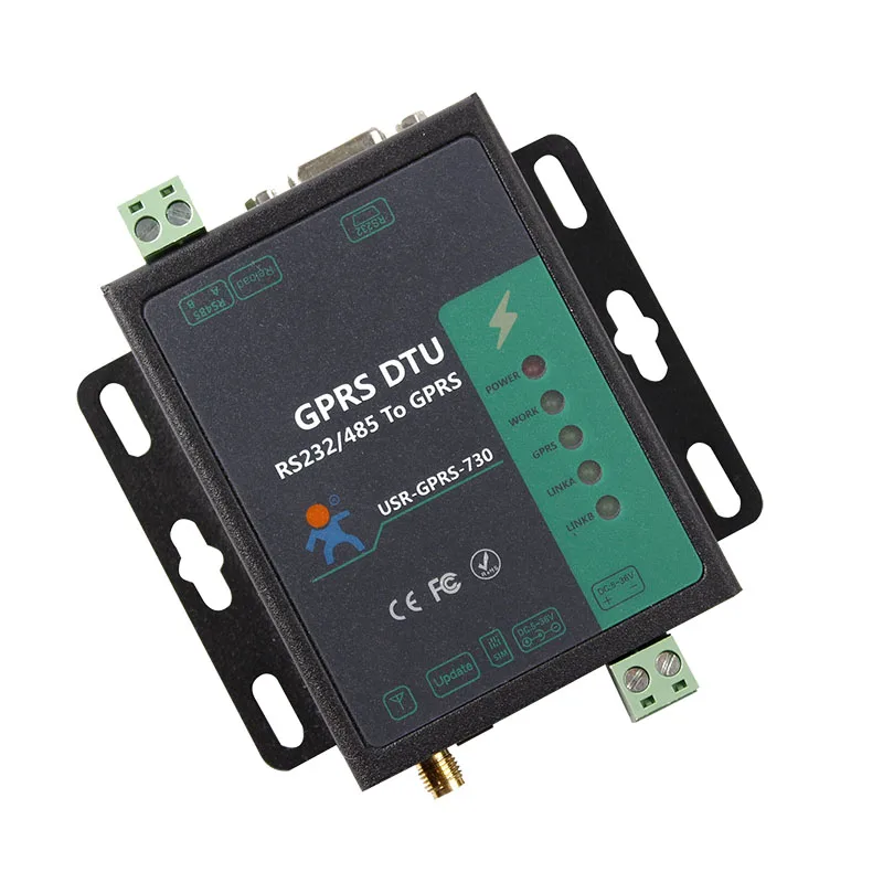 USR-GPRS232-730 Бесплатная доставка переходной кабель последовательный RS232 RS485 GSM GPRS DTU