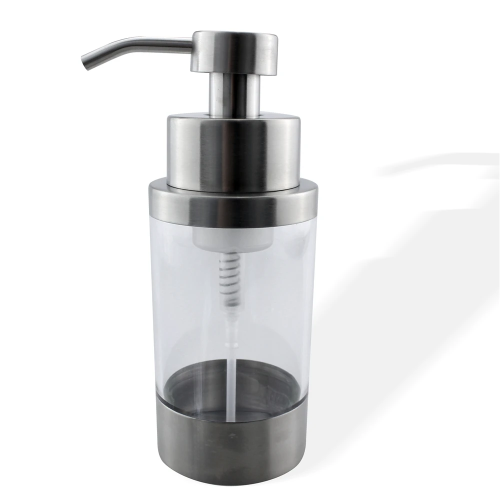 2 шт. из нержавеющей стали Пенообразователь для мыла бутылка насоса ванная кухня