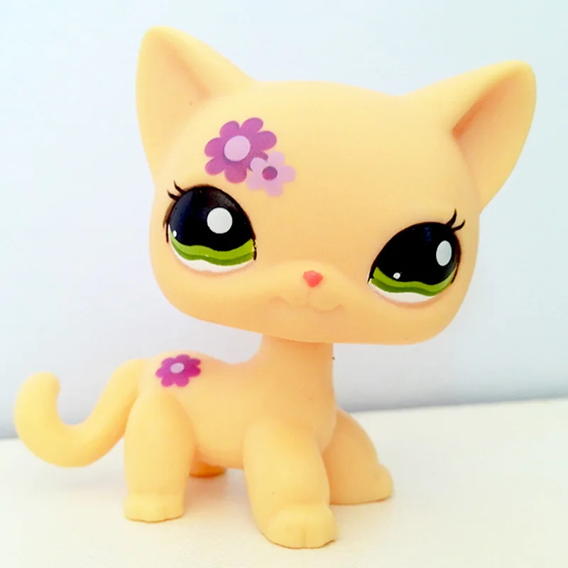 1962 Пет шоп стоячки lps pet shop лпс игрушки редкие кошечку стоячки собаки колли такса рождения Новому Году Подарок pet shop short hair cat original gift toys old rare stanchion dog collie dachshund - Цвет: 1962