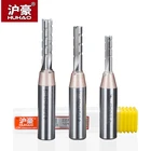 HUHAO 1 шт. 3 канавки TCT Прямой резак ДСП резьба по дереву слот для обрезки фреза твердая Вольфрамовая сталь 12 хвостовик торцевая фреза