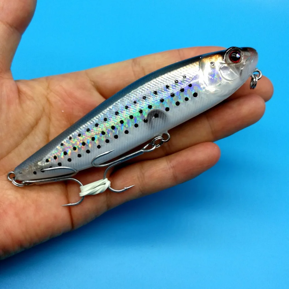 NOEBY 3 шт./лот Topwater карандаш рыболовные приманки 25 5 г/11 см цвета Большие жесткий