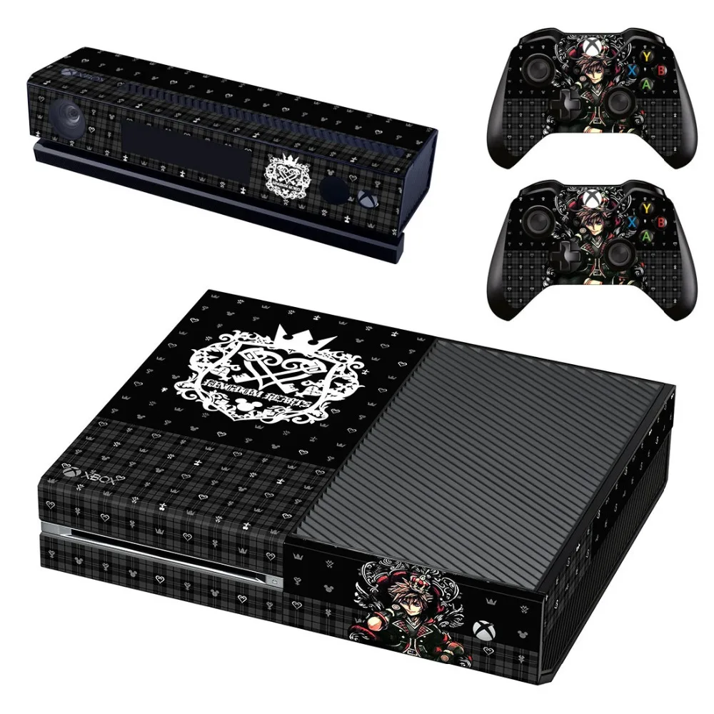 Кожаная наклейка Kingdom Hearts для Microsoft Xbox One и 2 контроллеров s Vinyl | Электроника