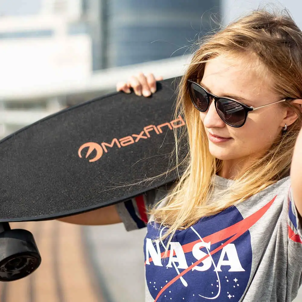 Электрический скейтборд Maxfind Max 2 лонгборд двойной мотор максимальная скорость 36