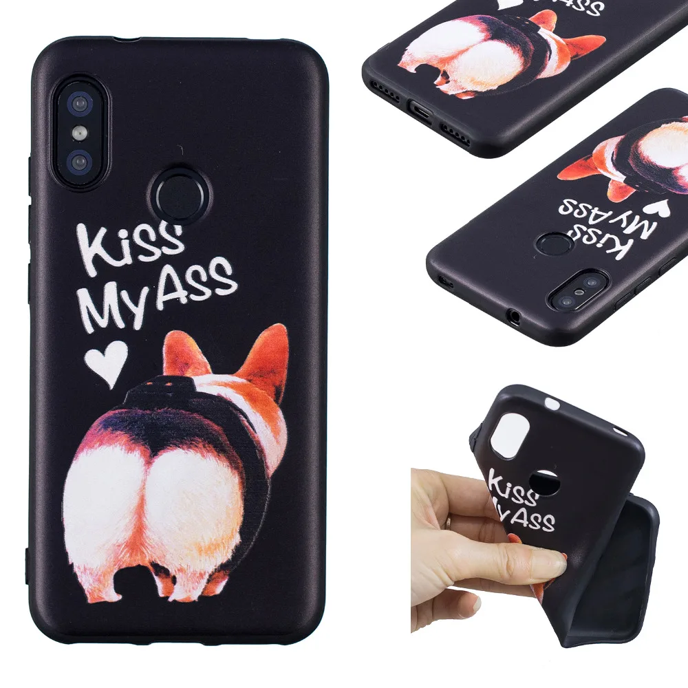 Embossed Case For Xiaomi Mi5 Mi A1 Mi6 5S Redmi 5A 5 plus 4 Prime TPU 6 6pro 4X 4A Note note Pro |