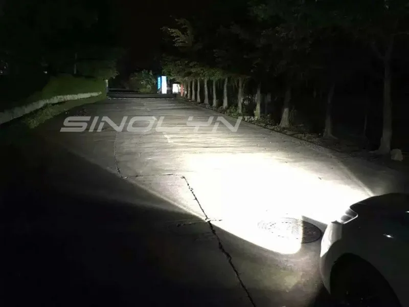 SINOLYN 3,0 дюймов Биксенон проектор противотуманный светильник объектив дальнего света HID лампы D2H Водонепроницаемый для Ford Focus 2 3/PEUGEOT/RENAULT/SUBARU