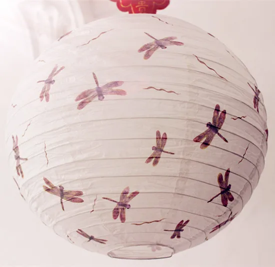 40 см 1" Китайское круглое бумажный фонарь lampion babyshower День рождения Свадьба юбилей спальня украшения дома аксессуары - Цвет: M
