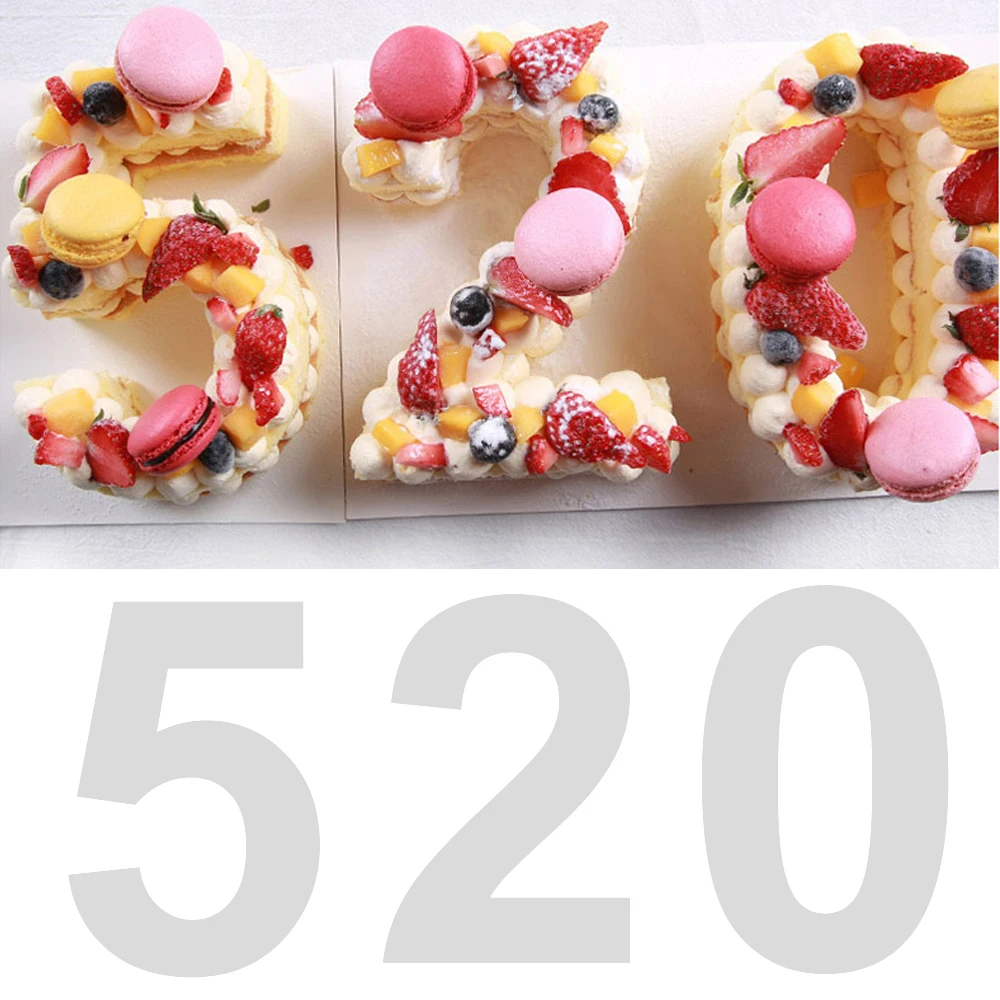 HILIFE 0 8 Alphabet Number Cake Mold Pastry Tool Wedding Birthday Baking Design Mould Fondant Decoration Tools|Формы для тортов| |