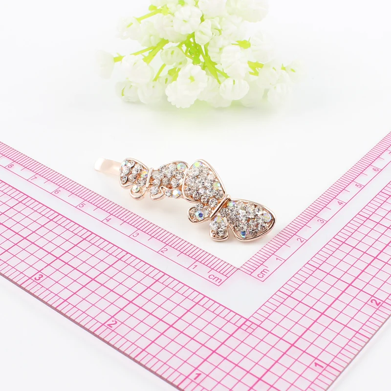 1 шт. заколка-бабочка для волос со стразами | Украшения и аксессуары