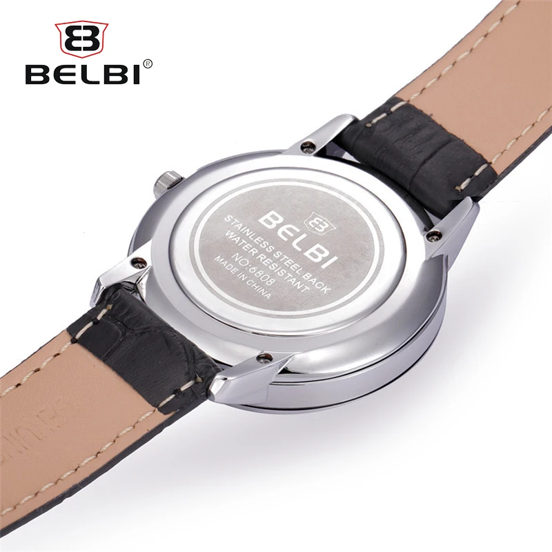 Простой belbi Для мужчин часы Relojes HOMBRE Бизнес Часы uartz Relogio masculino Наручные